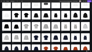 50 Premium T-Shirt Hoodie Crewneck Tank Top Clothing Mockup Templates - Complete 5-Color Canva Bundle - Image 2